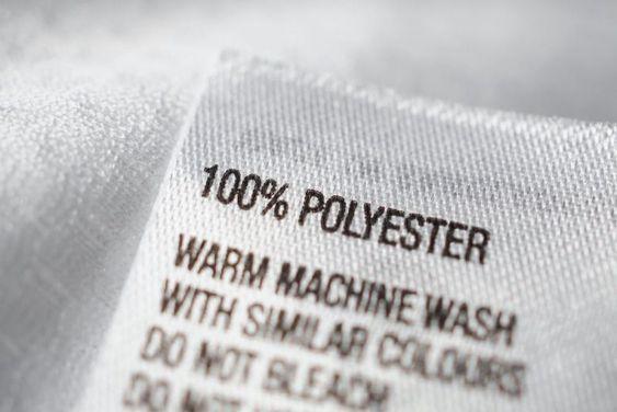 Label on shirt says it&rsquo;s made out of 100 % plastic