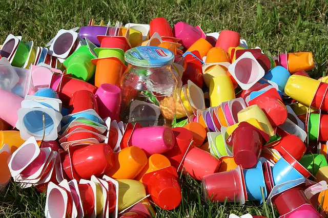 Used plastic cups Pixabay