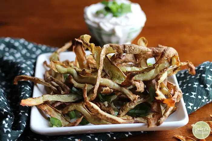 Air Fried Potato Peels from Cardry’s Kitchen